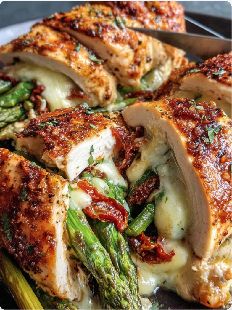 Asparagus Stuffed Chicken