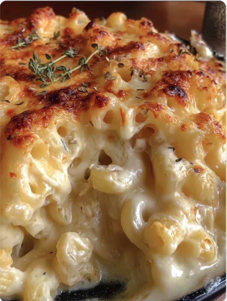 Creamy Baked Mac and Cheese...