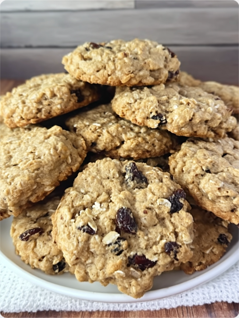 Made oatmeal raisin cookies