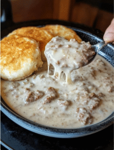 🥣 Southern Beef Sausage Gravy