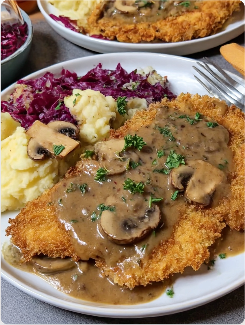 Jägerschnitzel (Hunter’s Schnitzel)