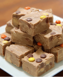 3-Ingredient Reese’s Fudge