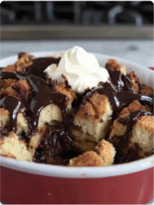 Chocolate Banana Bread Pudding