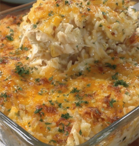 Creamy Chicken & Rice Casserole Delight! – dynamicdishes.com