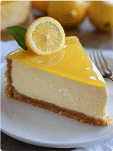 Creamy Lemon Cheesecake with Fresh Citrus Flavor