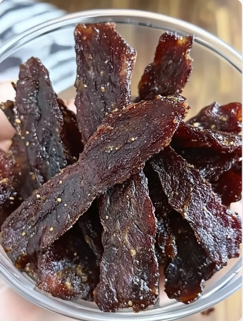 Homemade Air Fryer Teriyaki Beef Jerky Recipe
