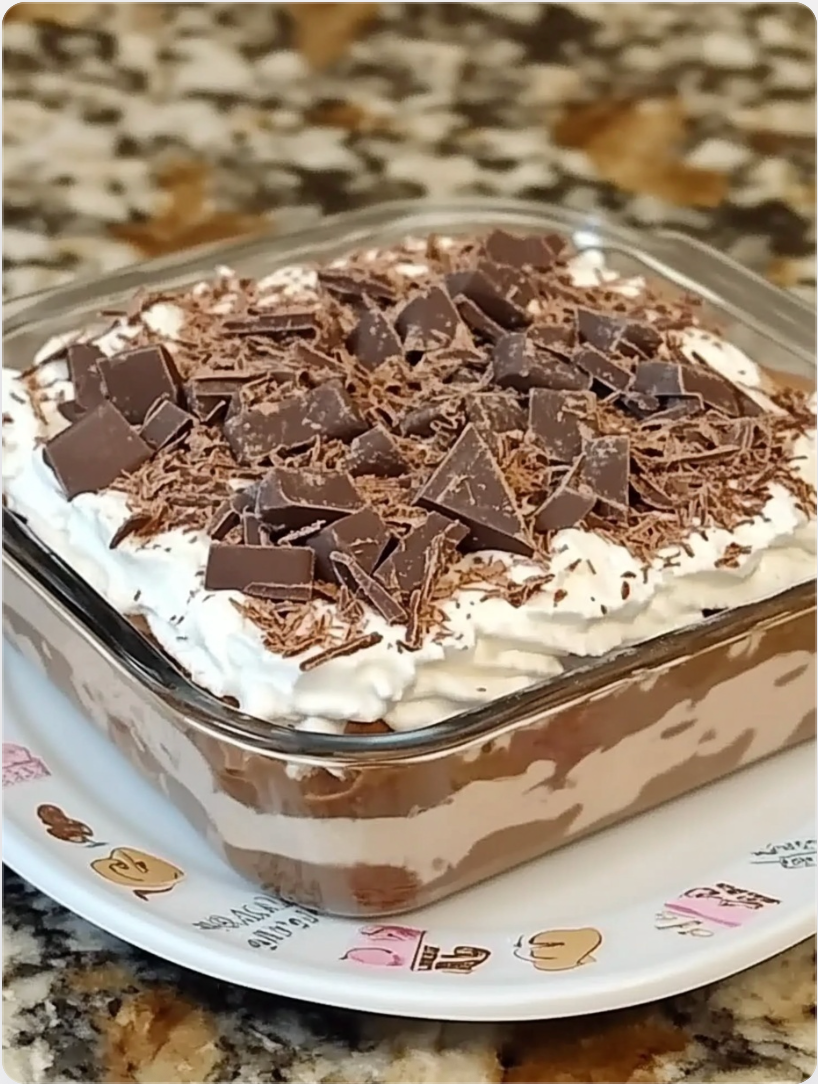 No-Bake Chocolate Delight Pudding Dessert Recipe