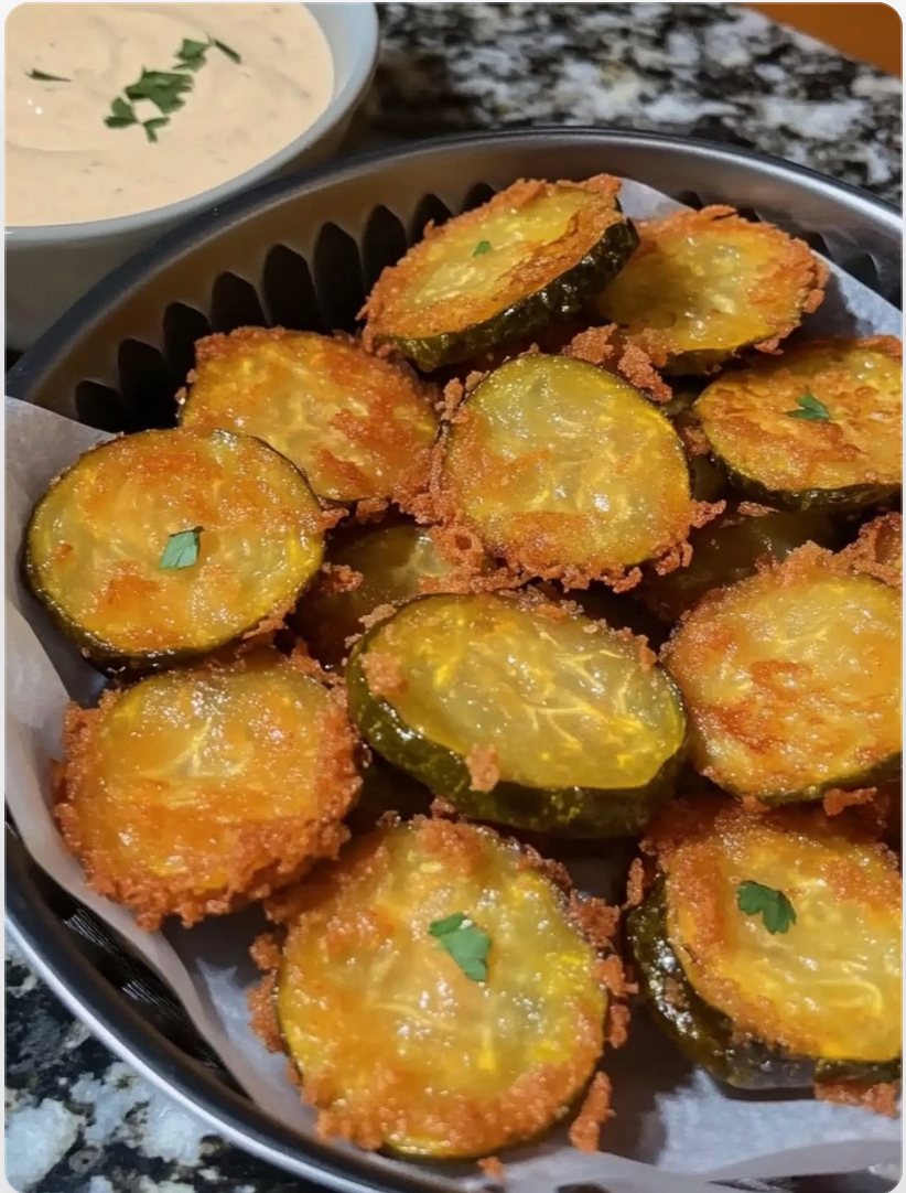 Keto Fried Pickles
