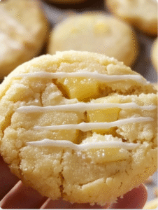Soft Sweet Pineapple Cookies with Fruity Flavor