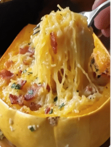 Spaghetti Squash Carbonara