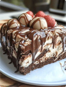 Decadent Fudge & Cream Layer Cake