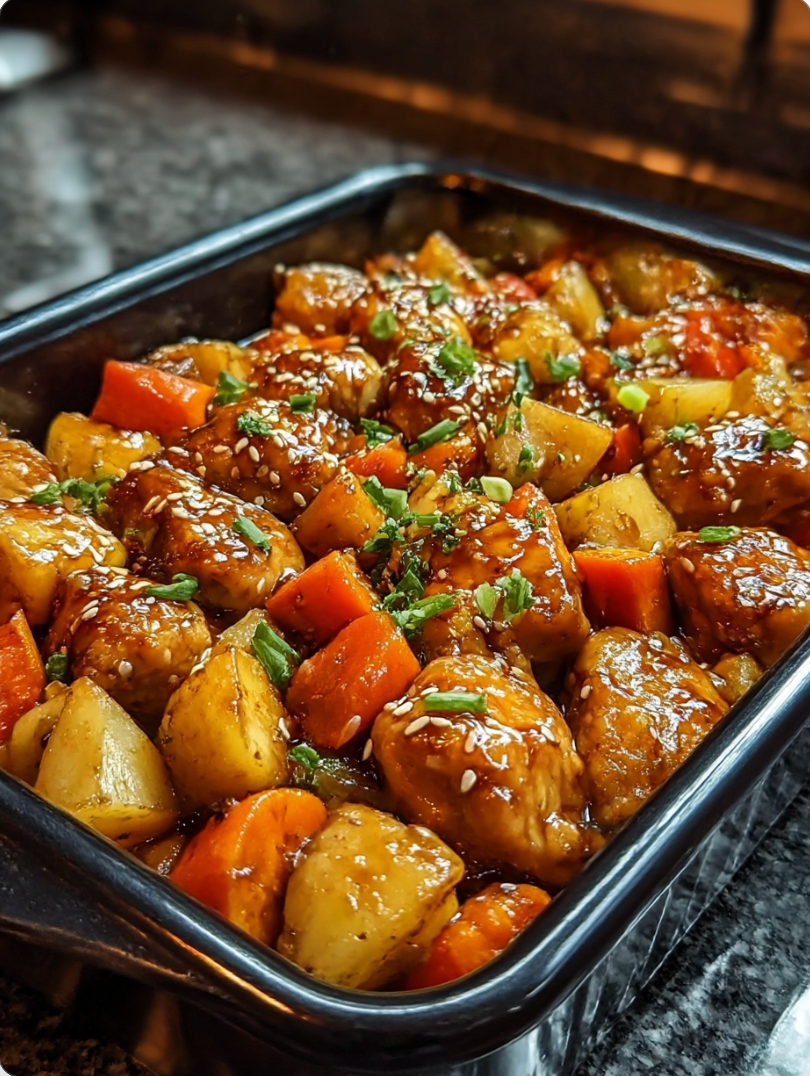 Baked Sweet And Sour Chicken