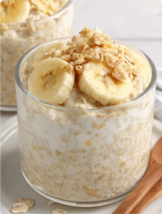 Banana Cream Pie Overnight Oats
