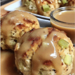 Old-Fashioned Bread Pudding with Vanilla Sauce