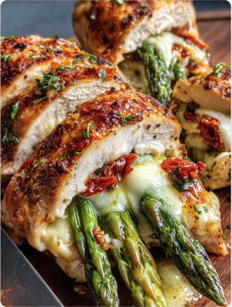 Asparagus Stuffed Chicken