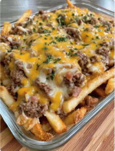 Cheeseburger French Fry Bake>