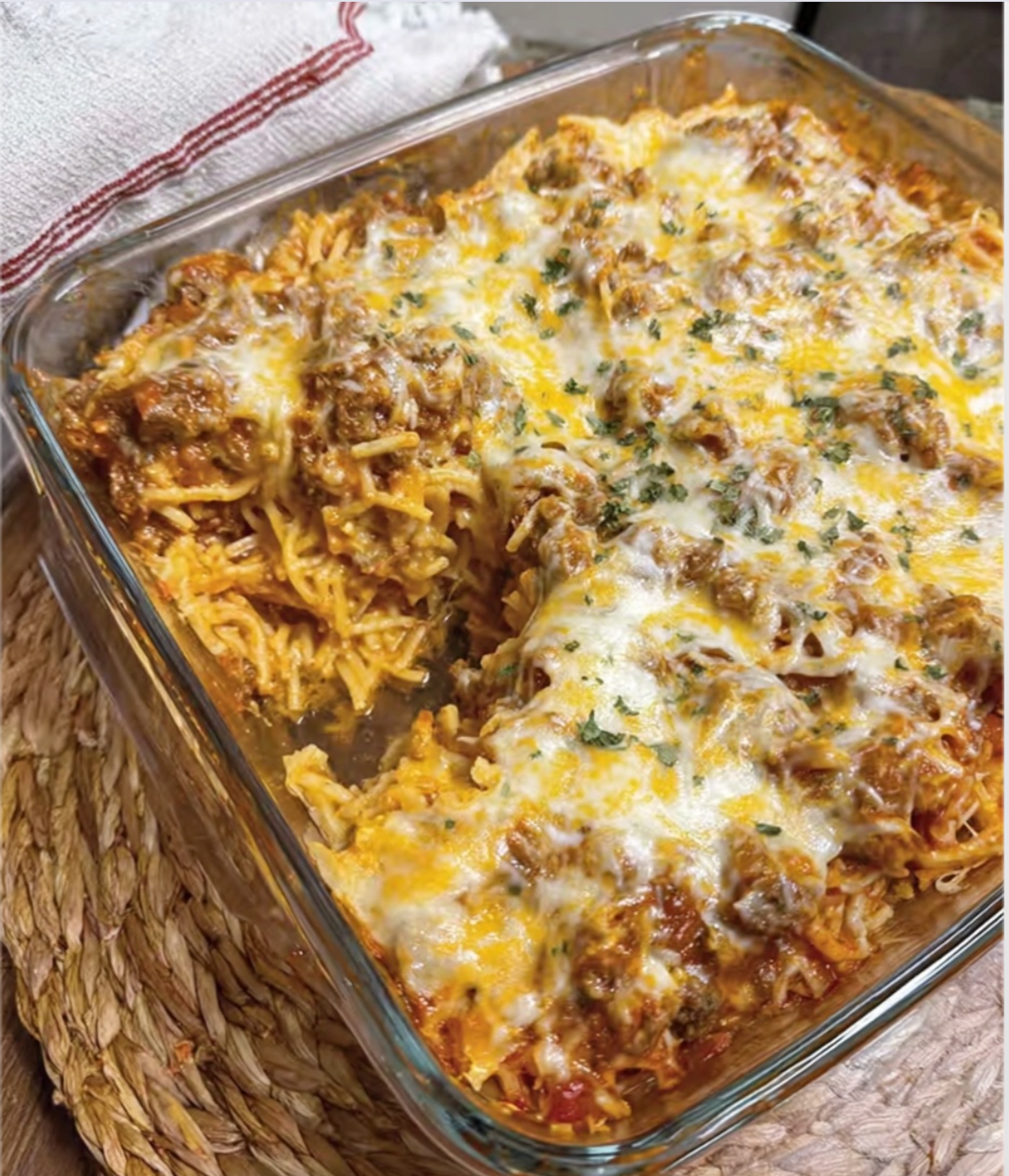 Million Dollar Spaghetti Casserole..