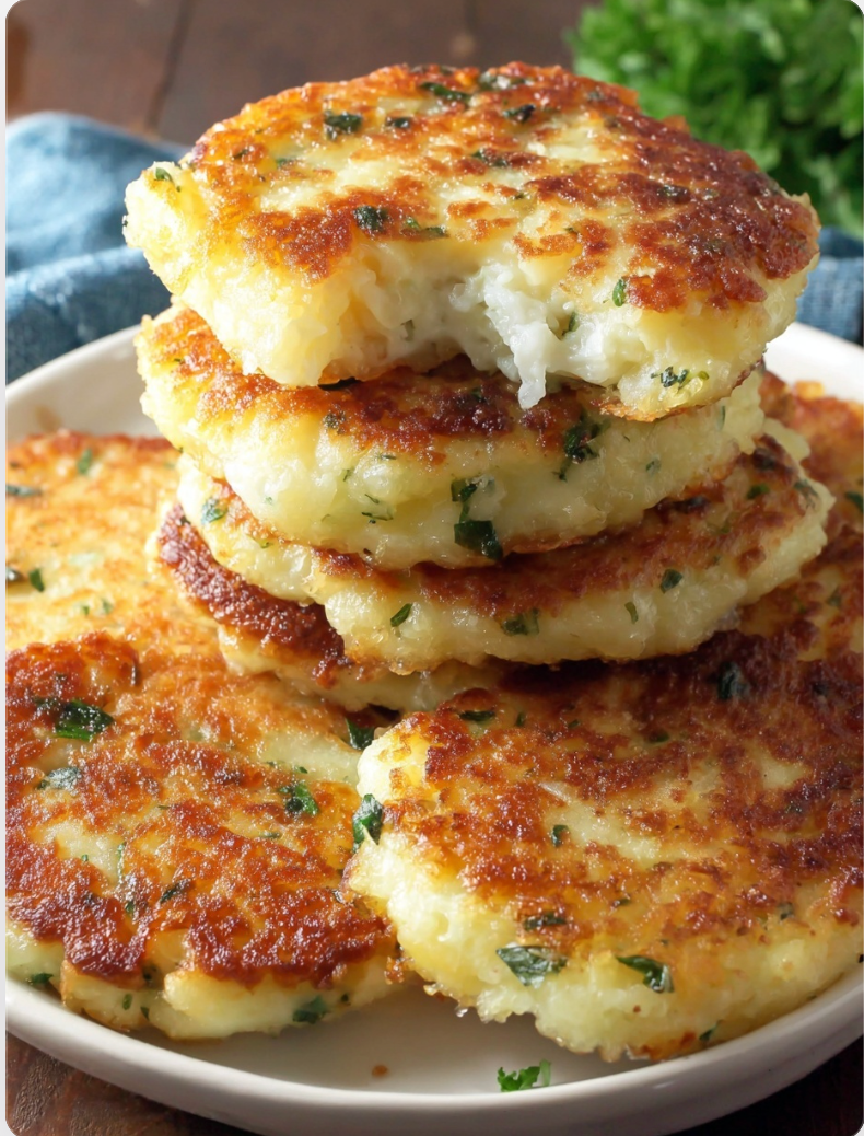 Cheesy Potato Pancakes