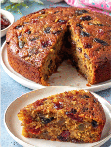 Healthy Wheat Flour & Jaggery Plum Cake