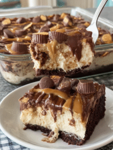 Reese’s Poke Cake