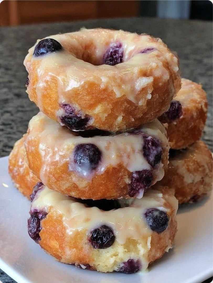 Keto Blueberry Donuts