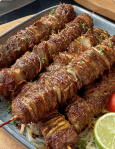 Viral Tortilla Beef Kebabs