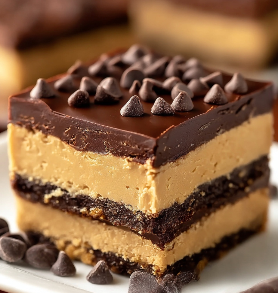 Chocolate Peanut Butter Dream Bars