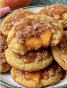Irresistible Peach Cobbler Cookies