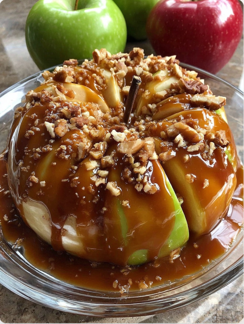 Sheet Pan Caramel Apples