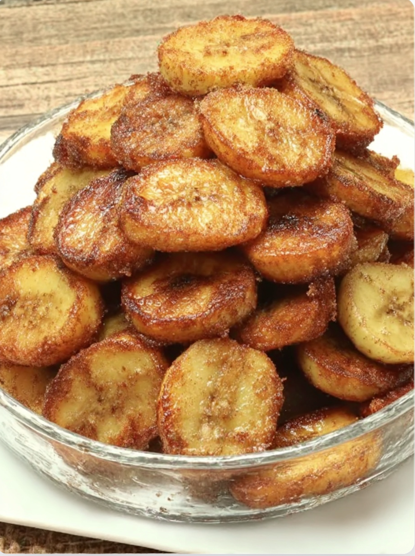 Pan Fried Cinnamon Bananas