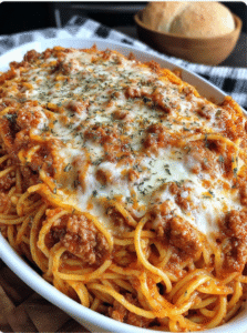 Baked Cream Cheese Spaghetti