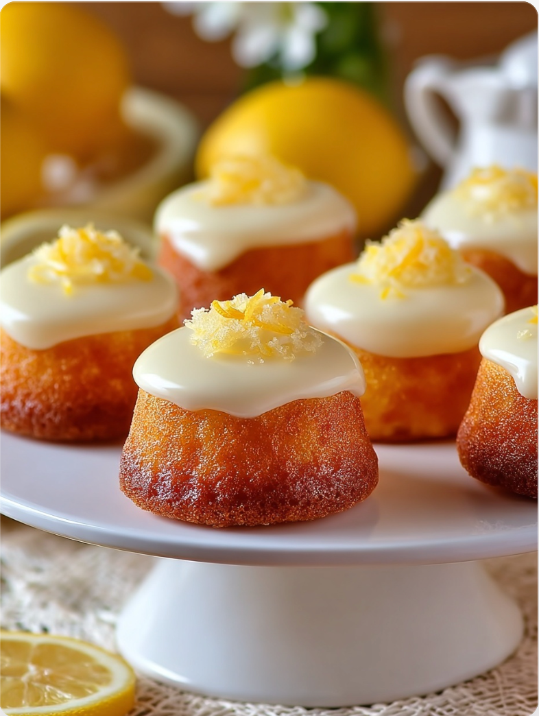 Mini Lemon Drop Cakes