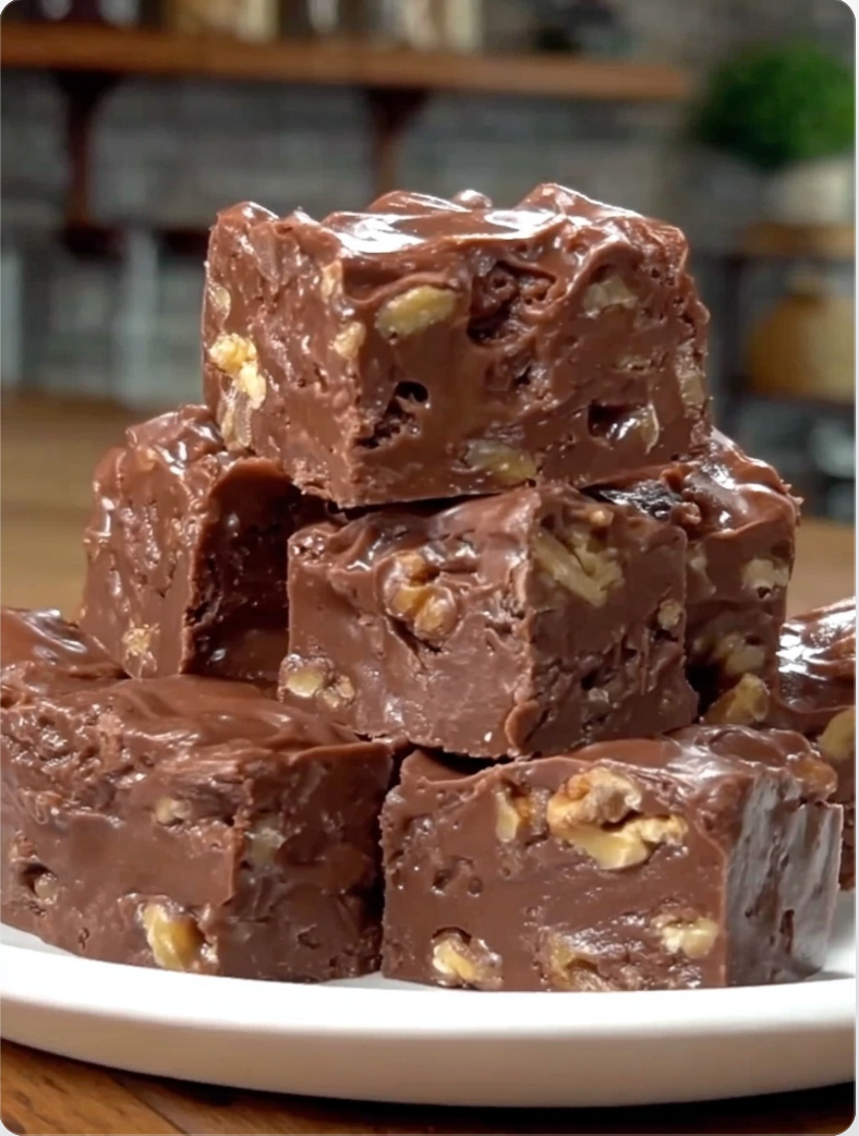 Old-Fashioned Black Walnut Fudge