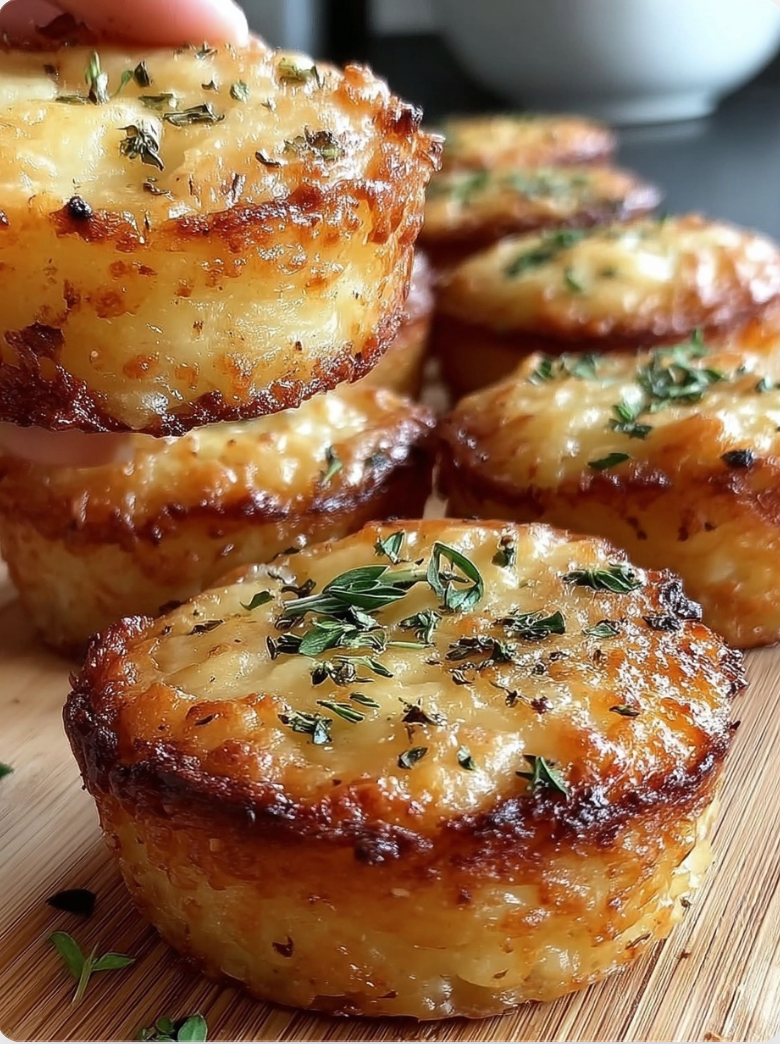 Parmesan Crusted Potato Stacks