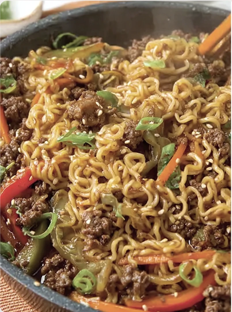 Beef Ramen Stir Fry