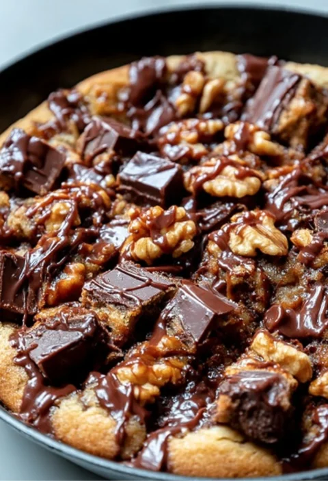Brownbutter Chocolate Chunk Skillet Cookie