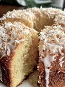 Coconut Cream Pound Cake