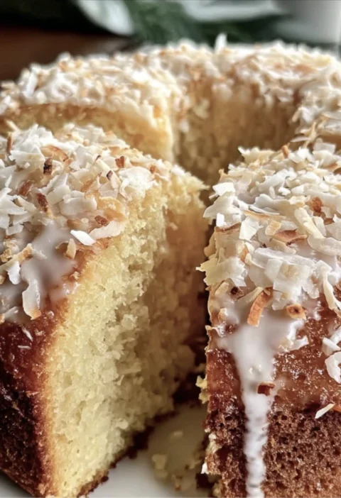 Coconut Cream Pound Cake