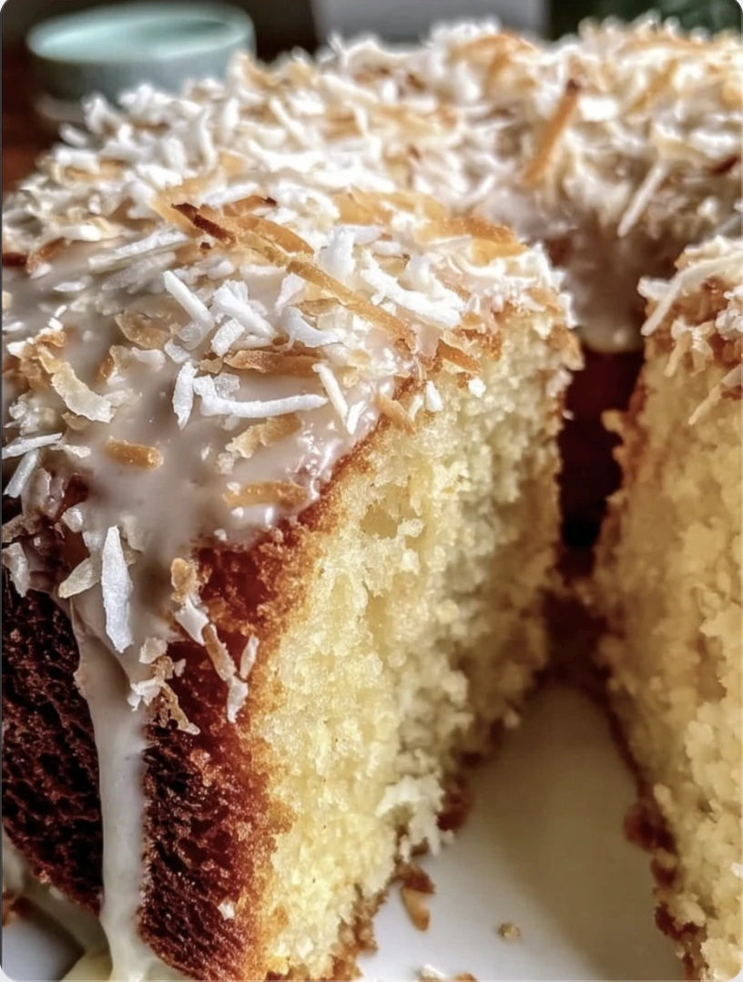 Coconut Cream Pound Cake