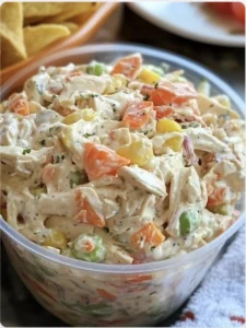 EASY Mexican Chicken Salad