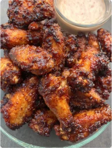 Honey chipotle chicken wings