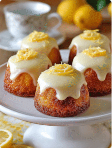 Mini Lemon Drop Cakes