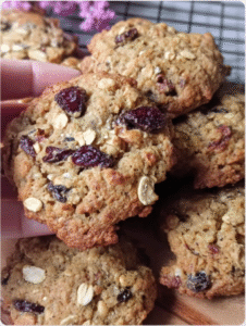 Bakery-Style Cranberry Walnut Oatmeal Cookies