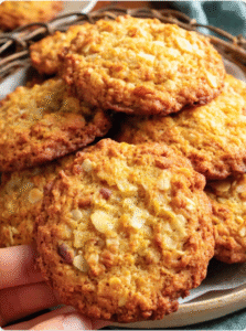 Crispy Apple Oatmeal Cookies