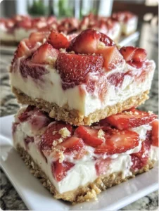 Keto Strawberry Crunch Bars