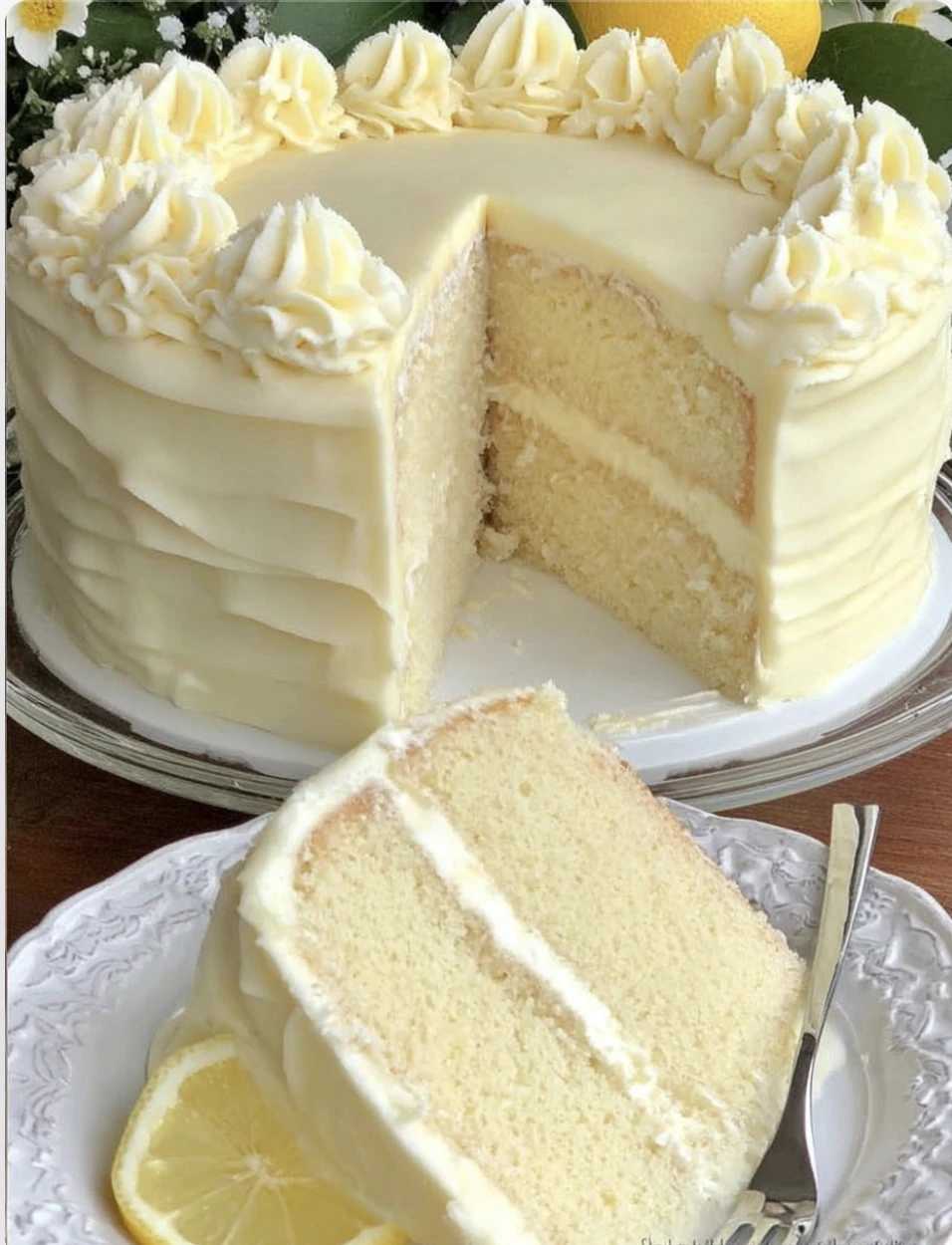 Lemon Cheesecake Cake