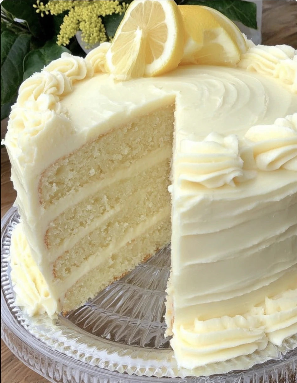 Lemon Cheesecake Cake