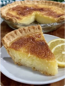 Lemon Chess Pie