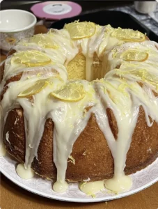 Lemon Pound Cake with Lemon Glaze