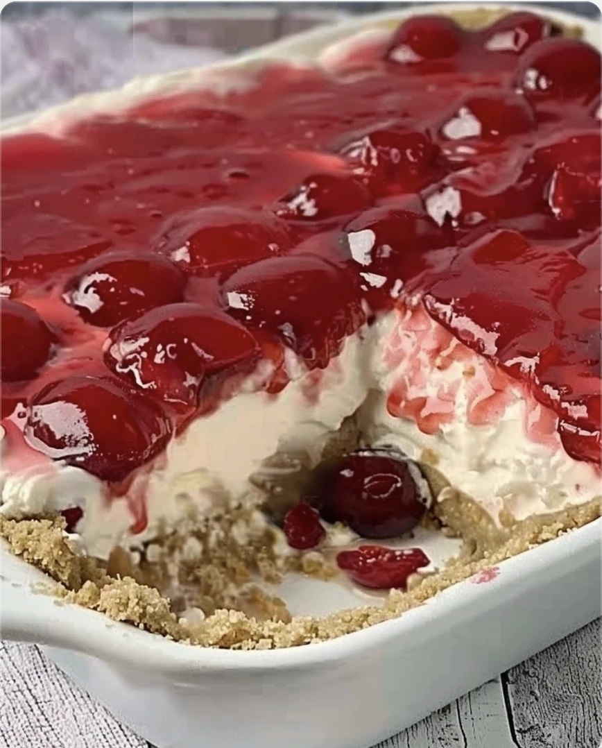 No-Bake Cherry Cheesecake
